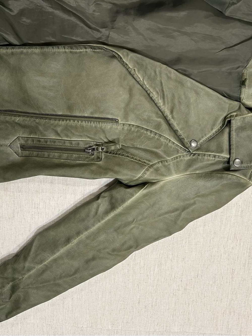 Max Studio Leather Jacket Size Small - Picture 8 of 10